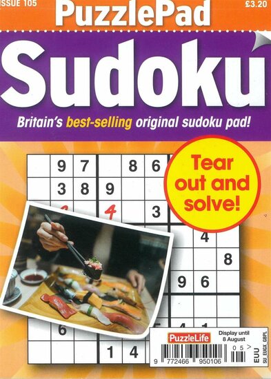 Puzzlelife Puzzlepad Sudoku Magazine