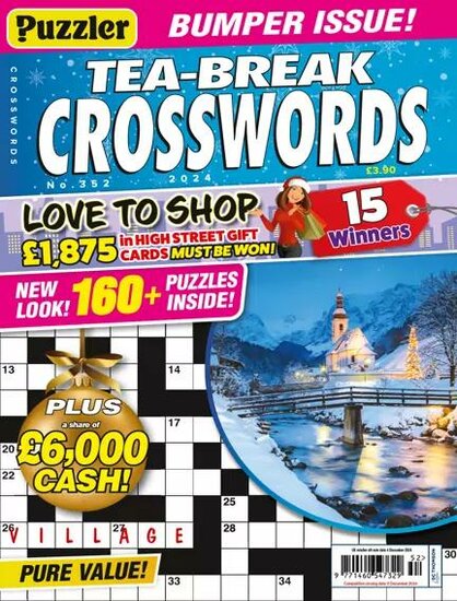 Puzzler Tea-Break Crosswords Magazine